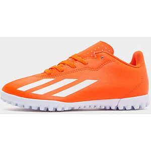 adidas x Crazyfast Club TF Children, Solar Red / Cloud White / Team Solar Yellow 2