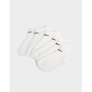 Nike 6-Pak Invisible Sokker Junior, White