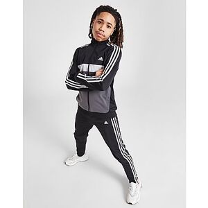 adidas Tibero Poly Track Top Tracksuit Junior, Black / Grey Five / Grey One / White