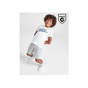 Nike Fade Logo T-Shirt/Shorts Set Children, White