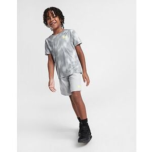 Under Armour Camo T-Shirt/Shorts Set Children, Grey