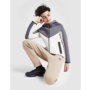 Nike Tech Fleece Full Zip Hoodie Junior, Dark Grey/Light Bone/Black/Light British Tan