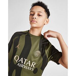 Jordan Paris Saint Germain Pre Match Shirt Junior, Rough Green/Sequoia/Dark Obsidian/Hemp