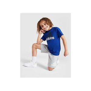 adidas Badge of Sport T-Shirt/Shorts Set Children, Blue