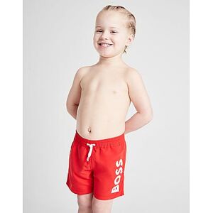 BOSS Large Logo Swim Shorts Infant, Red