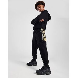 Emporio Armani EA7 Gold Logo Joggers Junior, Black