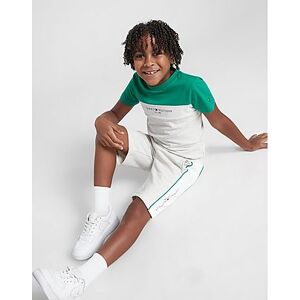 Tommy Hilfiger Colour Block T-Shirt/Shorts Set Children, Green