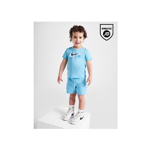 Nike Double Swoosh T-Shirt/Shorts Set Infant, Blue