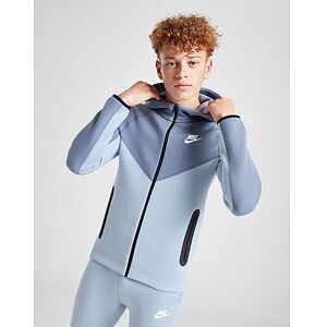 Nike Tech Colour Block Full Zip Hoodie, Blue