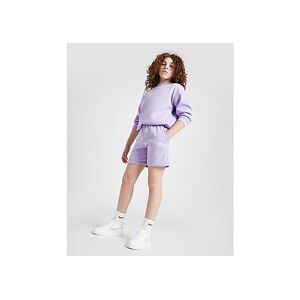 Nike Girls' Club French Terry Shorts Junior, Purple