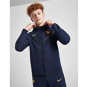 Nike France Tech Fleece Hoodie Junior, Navy