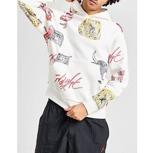 Jordan All Over Print Fleece Hoodie, White