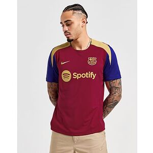 Nike FC Barcelona Strike T-Shirt, Noble Red/Deep Royal Blue/Club Gold/Club Gold