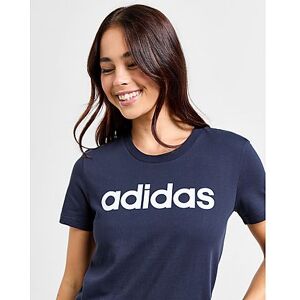 adidas Core Linear T-Shirt, Legend Ink / White