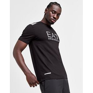 Emporio Armani EA7 7 Lines Logo T-Shirt, Black