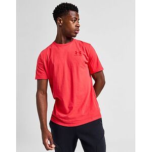 Under Armour Core Small Logo T-Shirt, Red Solstice