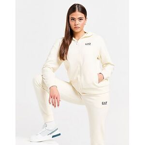 Emporio Armani EA7 Essential Full Zip Hooded Tracksuit, White