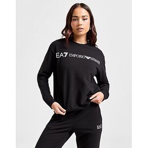 Emporio Armani EA7 Logo Crew Tracksuit, Black