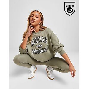 adidas Originals Varsity Crew Sweatshirt, Green