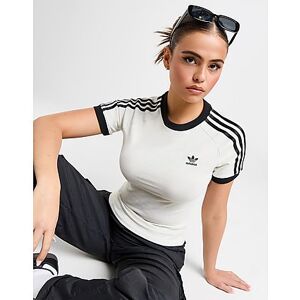 adidas Originals 3-Stripes Slim T-Shirt, White