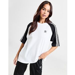 adidas Originals SST Raglan T-Shirt, White / Black