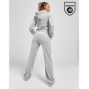 JUICY COUTURE Diamante Velour Joggingbukser Dame, Grey