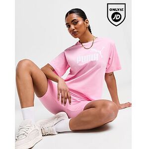 Puma Large Logo Boyfriend T-Shirt, Pink