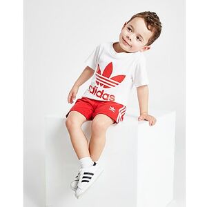 adidas Originals Trefoil T-Shirt/Shorts Set Infant, Better Scarlet