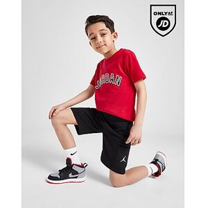 Jordan Type Fade T-Shirt/Shorts Children, Red