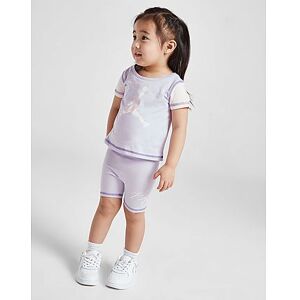 Jordan Girls' Colour Block T-Shirt/Shorts Set Infant, Purple