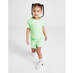 Jordan Girls' Essential T-Shirt/Shorts Set Infant, Green