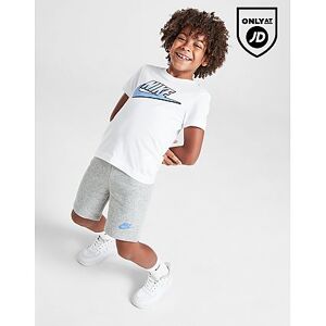 Nike Fade Logo T-Shirt/Shorts Set Children, White