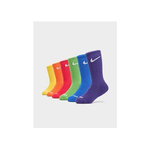 Nike 6-Pack Crew Socks Children, Multi
