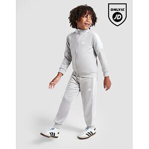 adidas Badge of Sport Poly Full Zip Tracksuit Children, Grey