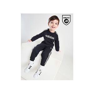 adidas Linear Crew Tracksuit Småbørn, Black