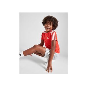 adidas Badge of Sport Logo T-Shirt/Shorts Set Children, Red