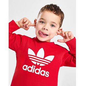 adidas Originals Trefoil Crew Tracksuit Infant, Better Scarlet