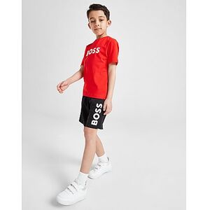 BOSS Large Logo Swim Shorts Children, Black