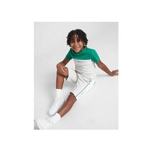 Tommy Hilfiger Colour Block T-Shirt/Shorts Set Children, Green