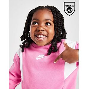 Nike Girls' Colour Block Tracksuit Infant, Pink