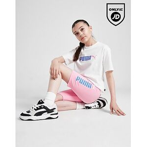 Puma Girls' Boxy Logo T-Shirt Junior, White