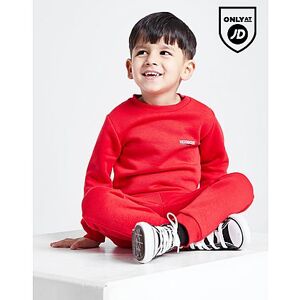 McKenzie Essential Crew Tracksuit Småbørn, Red