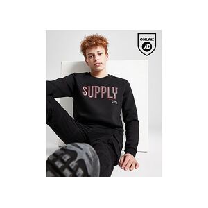 Supply & Demand Buck Crew Sweatshirt Junior, Black