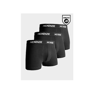 McKenzie Wyatt 3 Pak Boxer Shorts Herre, Black