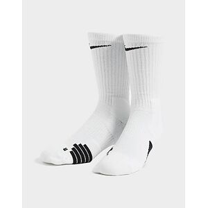 Nike Elite Crew Basketball Socks, White