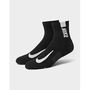 Nike Multiplier Running Ankle 2 Pack Sokker Herre, Black