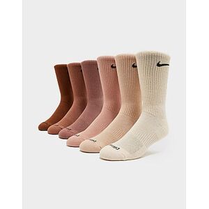 Nike Everyday Plus Cushioned Sokker (6-Pakke) Herre, Brown