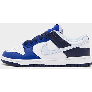 Nike Dunk Low Herre, White/Game Royal/Midnight Navy/Football Grey