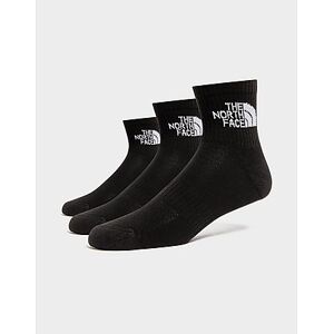 The North Face 3-Pakke Quarter Sokker, Black