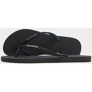 Havaianas Slim Glitter Flip Flops Women's, Black